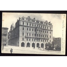 CIUDAD DE BUENOS AIRES ESTACION DE FERROCARRIL antigua tarjeta postal