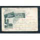 CIUDAD DE BUENOS AIRES ESTACION DE FERROCARRIL 1903 ANTIGUA TARJETA POSTAL