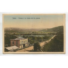 JUJUY ANTIGUA TARJETA POSTAL PAISAJE A LA BANDA DEL RIO GRANDE