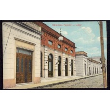 JUJUY EDIFICIO BIBLIOTECA ANTIGUA TARJETA POSTAL