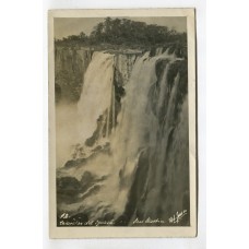 MISIONES ANTIGUA TARJETA POSTAL CATARATAS DEL IGUAZU