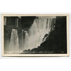 MISIONES ANTIGUA TARJETA POSTAL CATARATAS DEL IGUAZU SALTO BOZZETTI