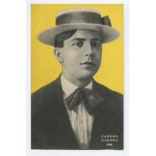 CARLOS GARDEL ANTIGUA TARJETA POSTAL TANGO