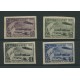 RUSIA 1931 Yv. AEREA 27A/30A SERIE COMPLETA DE ESTAMPILLAS NUEVAS CON GOMA ZEPPELINES SIN DENTAR 110 €