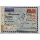 SUIZA 1944 SOBRE VIA AEREA CIRCULADO A LA ARGENTINA CON CENSURA Y FRANQUEO DE 3,60 Sfr.