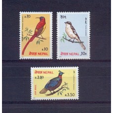 NEPAL SERIE COMPLETA MINT AVES PAJAROS