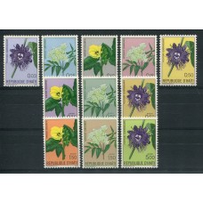 HAITI SERIE COMPLETA DE FLORES MINT