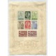 PORTUGAL 1940 Yv. BLOQUE 03 HOJA DE ESTAMPILLAS NUEVAS CON GOMA 165 EUROS