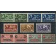 SUIZA 1923 Yv. AEREO 3/9 + VARIEDADES DE PAPEL SERIE COMPLETA DE ESTAMPILLAS NUEVAS CON GOMA, ESTUPENDA CALIDAD 72 Euros