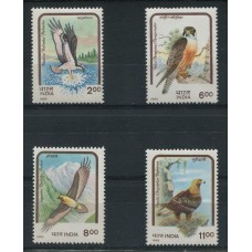 INDIA 1992 SERIE COMPLETA DE ESTAMPILLAS NUEVAS MINT AVES