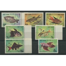 VIETNAM PECES SERIE COMPLETA DE ESTAMPILLAS MINT