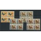 MARIPOSAS VIETNAM DEL SUR 1974 Yv. T 21/4 SERIE COMPLETA DE ESTAMPILLAS NUEVAS MINT EN CUADRITOS