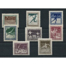 HUNGRIA 1925 Yv. 371/8 SCOUT SERIE COMPLETA DE ESTAMPILLAS NUEVAS CON GOMA BOY SCOUTS 60 Euros