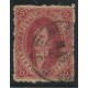 ARGENTINA 1865 GJ 25 RIVADAVIA ESTAMPILLA DE 4ta TIRADA CON MATASELLO FECHADOR BUENOS AIRES DE MAYO DE 1867 FECHA TARDIA LINEA DE PROLONGACION MARCO SUPERIOR DERECHO