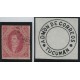 ARGENTINA 1867 GJ 32 RIVADAVIA ESTAMPILLA DE 7ma TIRADA EJEMPLAR DE 4 MARGENES CON MATASELLO TUCUMAN MUY LINDO U$ 120 + 50 %