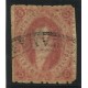 ARGENTINA 1864 GJ 19 RIVADAVIA ESTAMPILLA DE 2da TIRADA CON MATASELLO CATAMARCA U$ 30 + 50 %