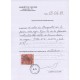 ARGENTINA 1858 GJ 7 BARQUITO ESTAMPILLA DE MUY BUENA CALIDAD POSICION 31 CON CERTIFICADO DE AUTENTICIDAD, MUY RARA U$ 3.000