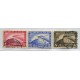 ALEMANIA 1928 Yv. AEREO 35/7 SERIE COMPLETA DE ESTAMPILLAS USADAS ZEPPELIN 165 EUROS