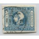 ARGENTINA 1859 GJ 14 ESTAMPILLA CON MATASELLO FECHADOR U$ 31