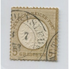 ALEMANIA 1872 Yv. 06 ESTAMPILLA USADA EN PERFECTO ESTADO € 125