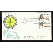BOY SCOUTS FILIPINAS 1969 SOBRE CON ESTAMPILLAS SCOUT