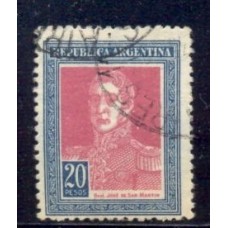 ARGENTINA 1923 GJ 589 PE 291 FILIGRANA RA  U$ 15