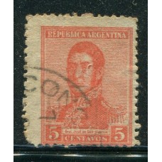 ARGENTINA 1918 GJ 478 FILIGRANA SERRA BOND PE 233 U$ 18