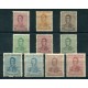 ARGENTINA 1922 GJ 549/58 SERIE COMP. NUEVA FIL SOL D 13x13 U$ 46