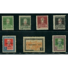 ARGENTINA 1931 ANIVERSARIO REVOLUCION SERIE COMPLETA NUEVA MINT U$ 135