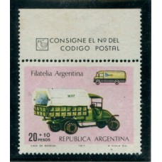 ARGENTINA 1977 GJ 1772A PE 1992 CAMIONCITO CASA DE MONEDA MINT