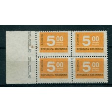 ARGENTINA 1976 GJ 1723N CUADRO MINT PAPEL MATE NEUTRO DE LUJO EL MEJOR CENTRADO POSIBLE SIN DUDAS U$ 700