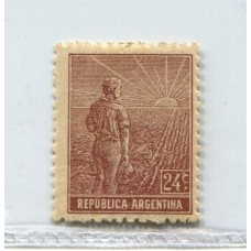 ARGENTINA 1911 GJ 334 NUEVO CON GOMA U$ 10