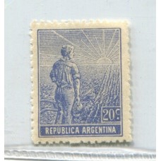 ARGENTINA 1912 GJ 345 FIL ALEMAN VERTICAL NUEVO CON GOMA