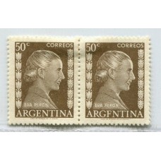 ARGENTINA 1952 GJ 1010b EVA VARIEDAD "ARFENTINA" EVITA PERON U$15