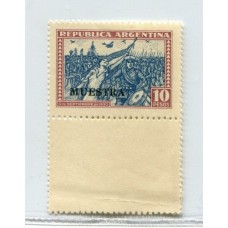 ARGENTINA 1930 GJ 692 REVOLUCION DEL 30  EL $ 10 CON COMPLEMENTO MUESTRA