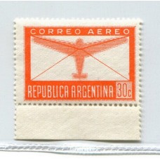 ARGENTINA 1942 GJ 858 TIZADO MINT