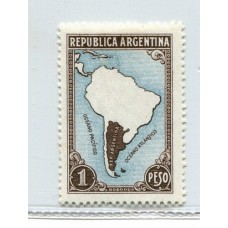 ARGENTINA 1935 GJ 770 PAPEL TIZADO NUEVO CON GOMA U$ 90