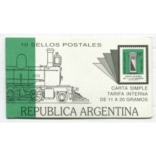 ARGENTINA 1987 GJ 2345 CARNET COMPLETO MINT U$ 30
