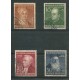 ALEMANIA OCCIDENTAL 1952 Yv. 42/45 SERIE COMPLETA DE LUJO  €150 