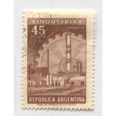 ARGENTINA 1965 GJ 1316 VARIEDAD NO CATALOGADA DOBLE IMPRESIÓN TOTAL RARISIMO