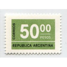 ARGENTINA 1976 GJ 1732A PAPEL TIZADO U$ 9