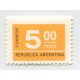 ARGENTINA 1976 GJ 1723A PAPEL MATE FILIGRANA CASA DE MONEDA U$ 6