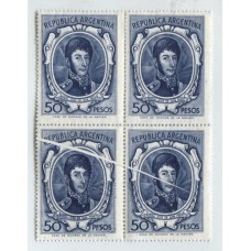 ARGENTINA 1965 GJ 1317 CUADRO CON VARIEDAD NUEVOS MINT LOS SELLOS TIPO MARCAN U$ 34