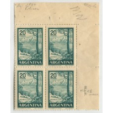 ARGENTINA 1959 GJ 1145A EL RARO MATE NACIONAL EN CUADRO MINT U$ 400