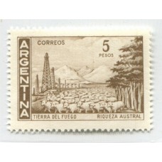 ARGENTINA 1959 GJ 1140B PAPEL IMPORTADO MATE BLANDO MINT U$ 25