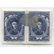 ARGENTINA 1965 GJ 1318 NUEVOS MINT + ERROR DE IMPRESIÓN
