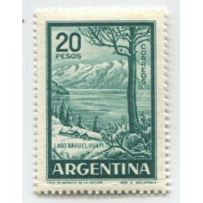 ARGENTINA 1959 GJ 1145B TIZADO NACIONAL EN MINT U$ 25