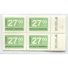 ARGENTINA 1976 GJ 1727A CUADRO MINT U$ 40