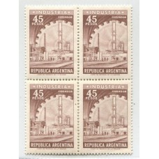 ARGENTINA 1965 GJ 1315 CUADRO DE ESTAMPILLAS NUEVAS MINT U$ 16