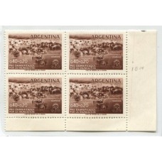 ARGENTINA 1958 GJ 1110b VARIEDAD i DE INUNDACION U$ 15